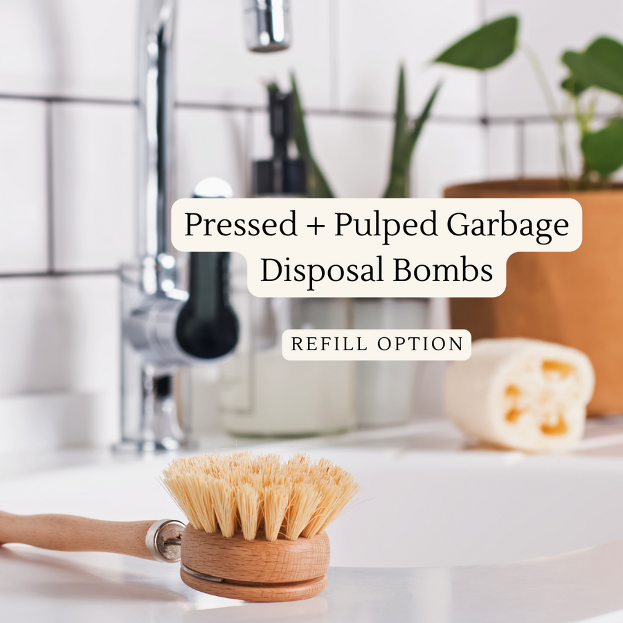 ReFill: Pressed & Pulped Garbage Disposal Bombs